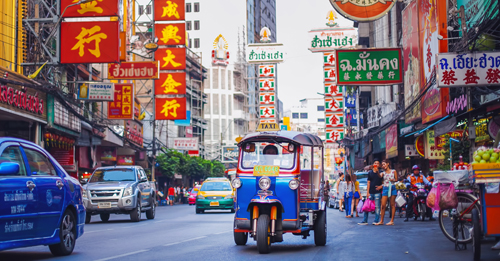 Tuk - Tuk v Bangkoku