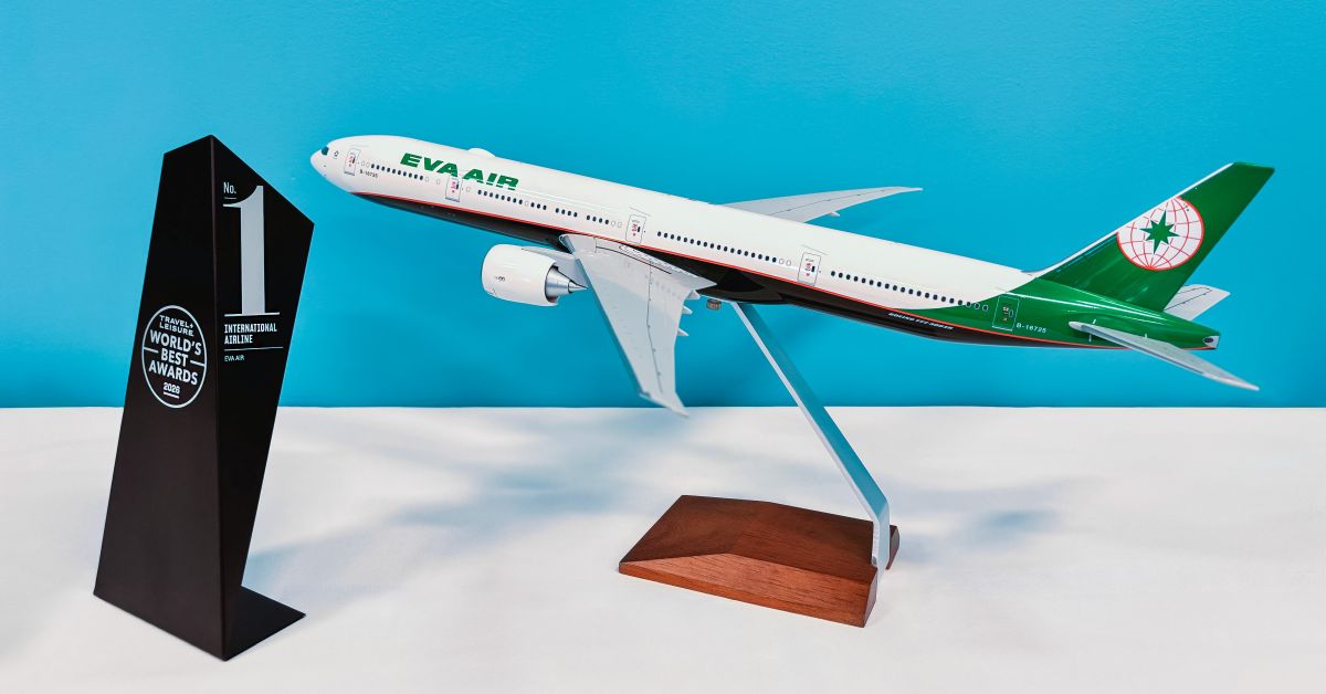 EVA Air - najlepšia medzinárodná letecká spoločnosť sveta 2026